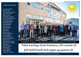 Starfsflk Mjlkursamslunnar kom  heimskn