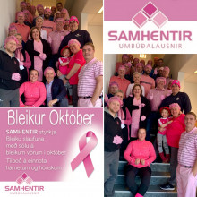 Samhentir me  bleikum oktber